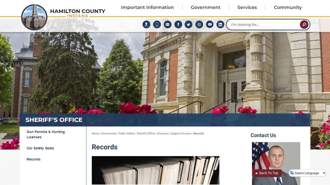 Records | Hamilton County, IN